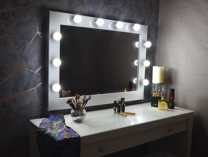 Hollywood Mirror 36"x26" - White